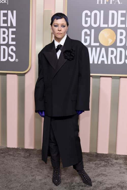 Emma D’Arcy attends the 80th Annual Golden Globe Awards at The Beverly Hilton on January 10, 2023 in Beverly Hills, California.