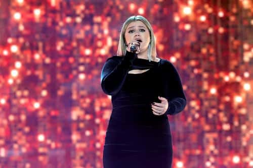 Kelly Clarkson performs onstage during the 57th Academy of Country Music Awards at Allegiant Stadium on March 07, 2022 in Las Vegas, Nevada.