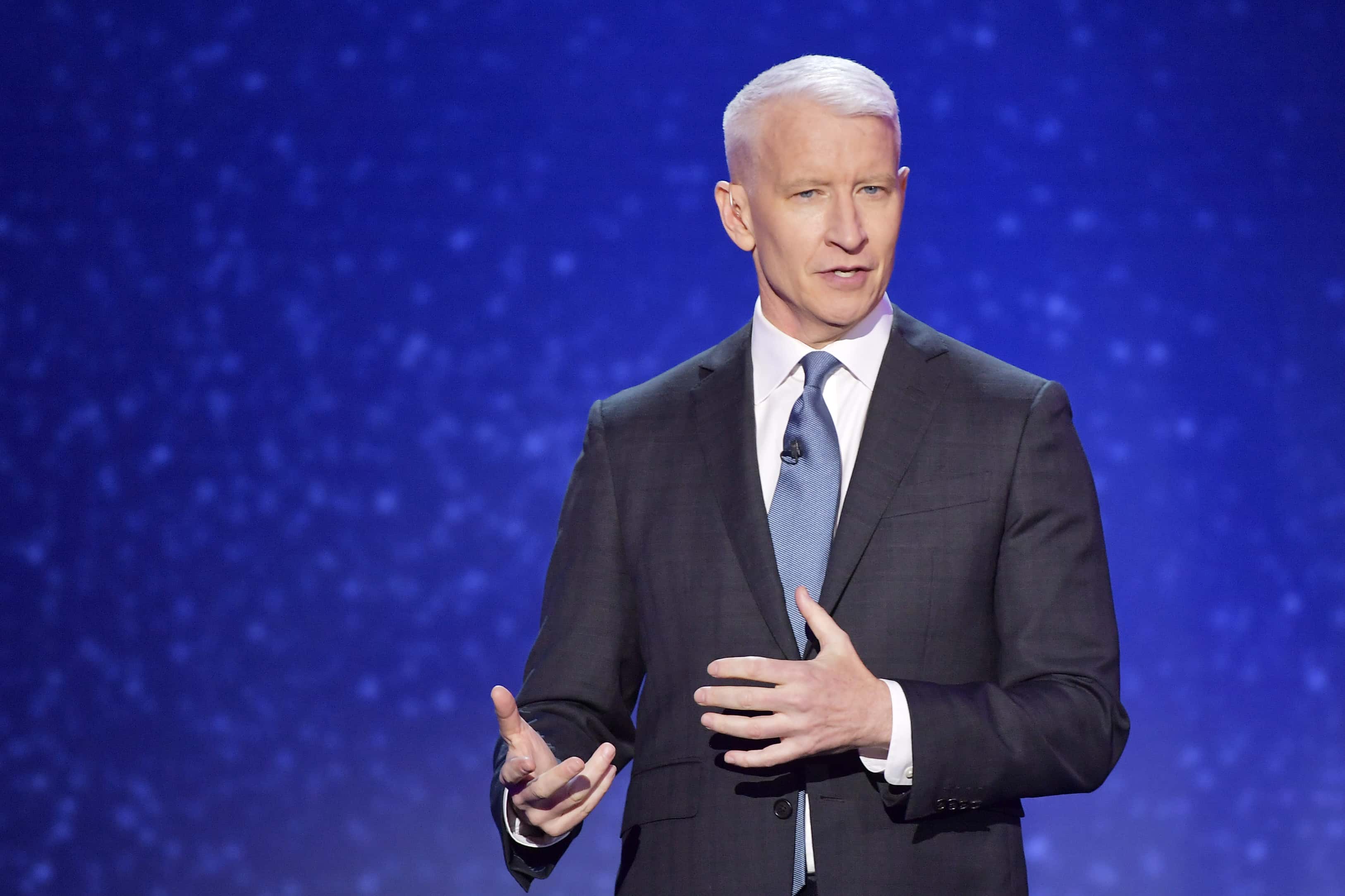 NEW YORK, NY - DECEMBER 09: Anderson Cooper speaks onstage during the 12th Annual CNN Heroes: An All