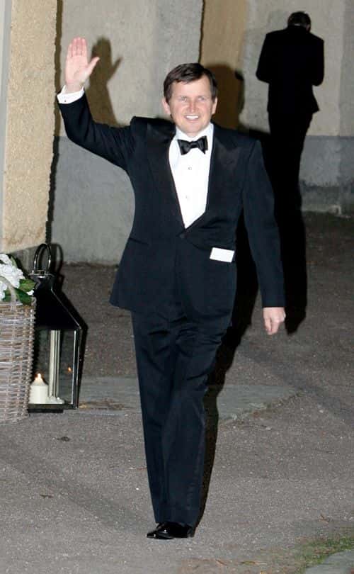 Charles Simonyi arrives ahead of his wedding with Lisa Persdotter, at Christine Kyrka on November 22, 2008 in Gothenburg, Sweden.