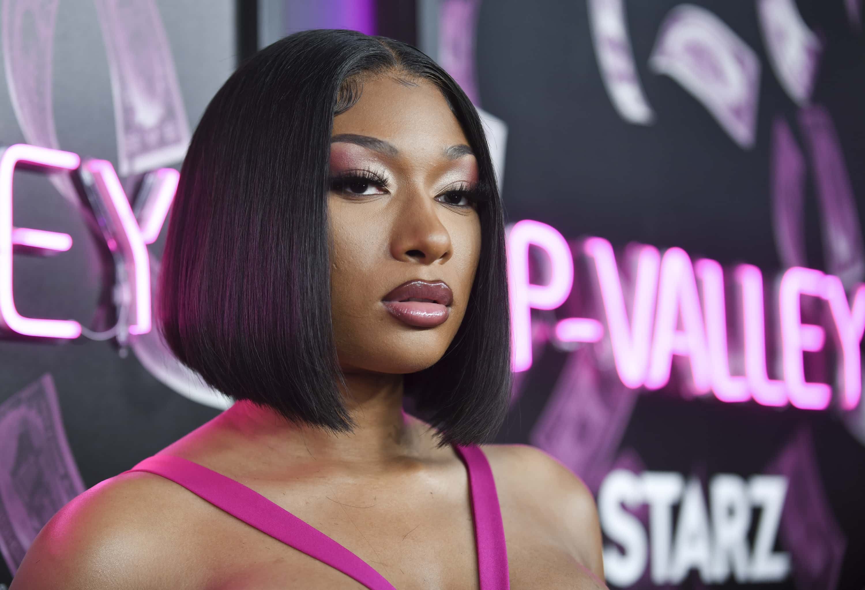 Megan Thee Stallion attends the premiere of STARZ season 2 of 