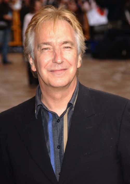 Actor Alan Rickman attends the UK Premiere of 