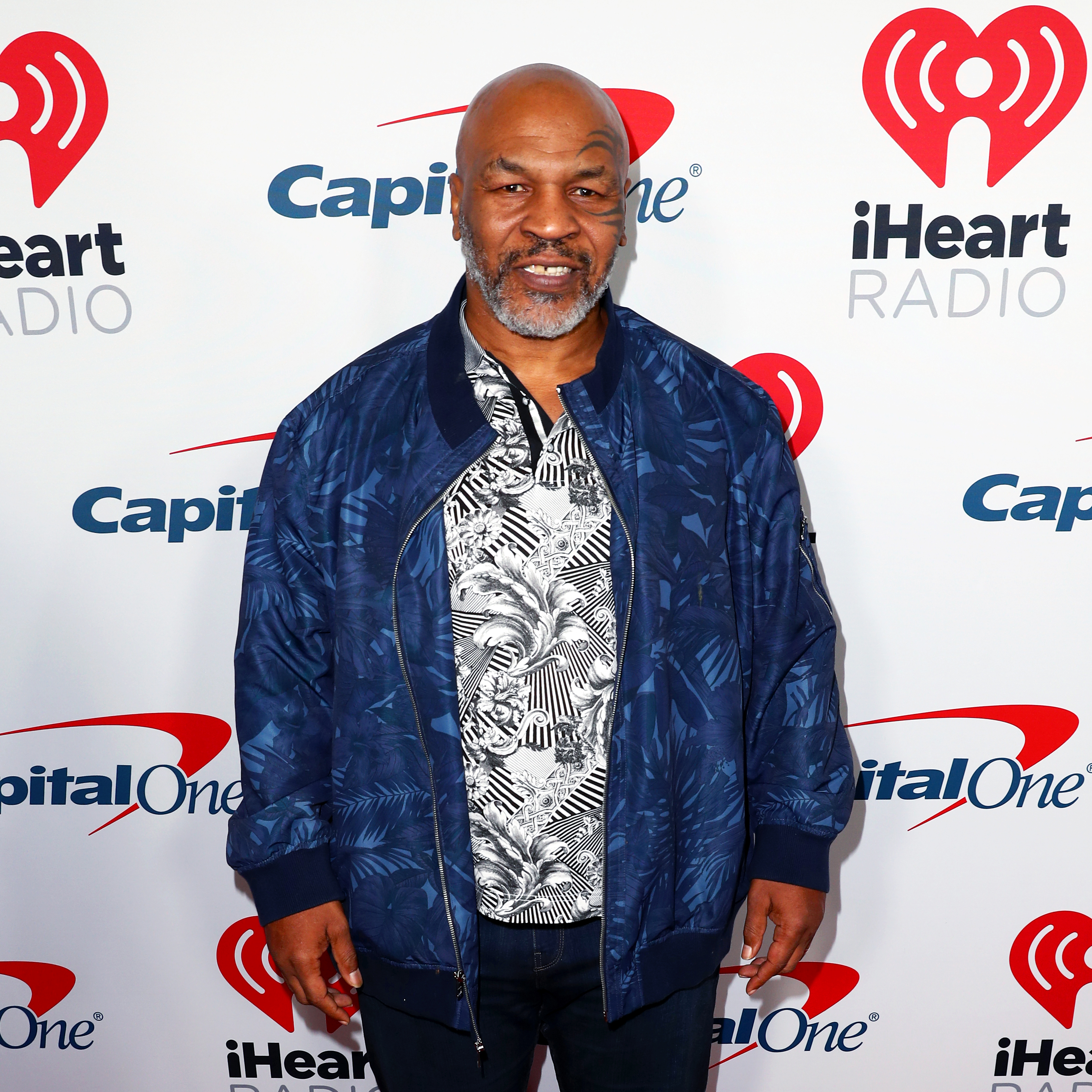 Mike Tyson arrives at the 2019 iHeartRadio Podcast Awards Presented by Capital One at the iHeartRadio Theater LA on January 18, 2019 in Burbank, California. (Photo by Joe Scarnici/Getty Images for iHeartMedia)