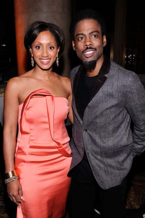 (EXCLUSIVE COVERAGE) Malaak Compton-Rock and Chris Rock attend the 2nd annual Steve Harvey Foundation Gala at Cipriani, Wall Street on April 4, 2011 in New York City.