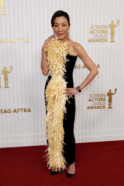 Michelle Yeoh attends the 29th Annual Screen Actors Guild Awards at Fairmont Century Plaza on February 26, 2023 in Los Angeles, California.
