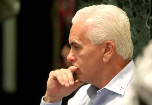 George Anthony waits in the courtroom after an announcement that there is a verdict in the trial of his daughter Casey Anthony at the Orange County Courthouse on July 5, 2011 in Orlando, Florida.  Casey Anthony had been accused of murdering her two-year-old daughter Caylee in 2008 and was found not guilty of manslaughter in the first degree..