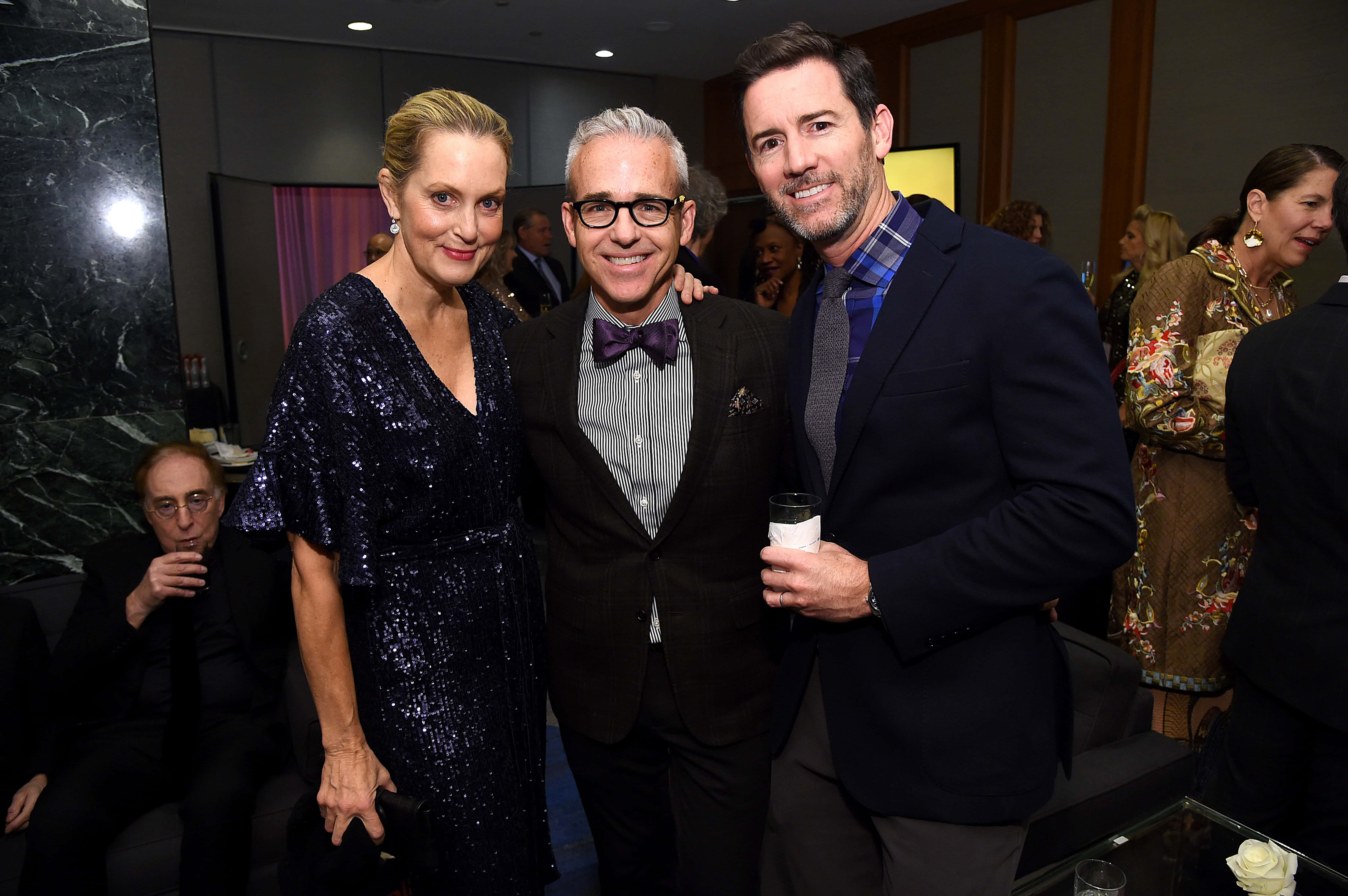 Ali Wentworth, Jess Cagle and Matt Whitney attend A Funny Thing Happened On The Way To Cure Parkinson's benefitting The Michael J. Fox Foundation on November 16, 2019 in New York City.