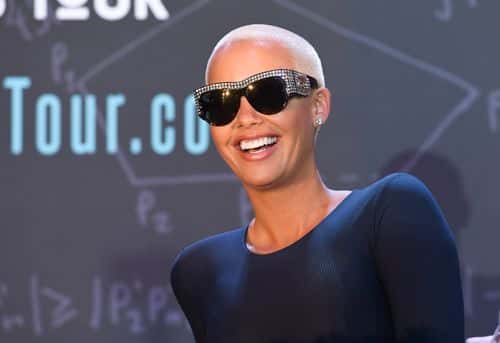 Amber Rose onstage at AHF Presents The Know Your Status Tour -Atlanta at Clark Atlanta Univeristy on April 20, 2017 in Atlanta, Georgia.
