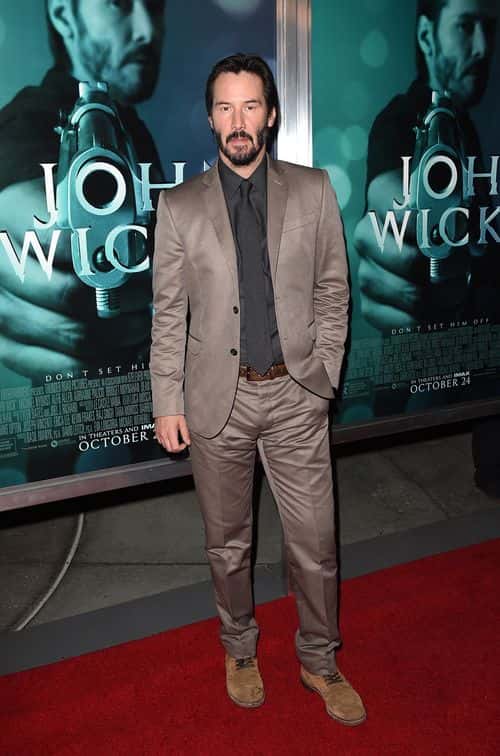 Actor Keanu Reeves attends Summit Entertainment's premiere of