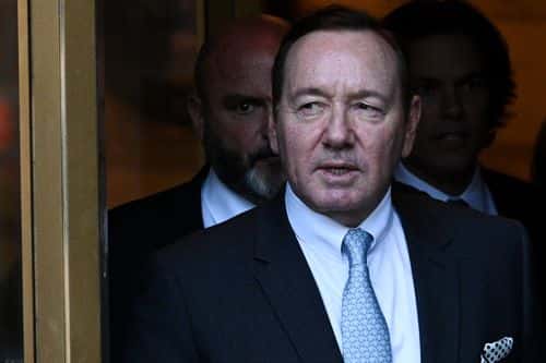 Actor Kevin Spacey leaves the US District Courthouse on October 06, 2022 in New York City. Spacey’s trial began today with jury selection after allegations of alleged sexual misconduct surfaced in 2017 by actor Anthony Rapp.