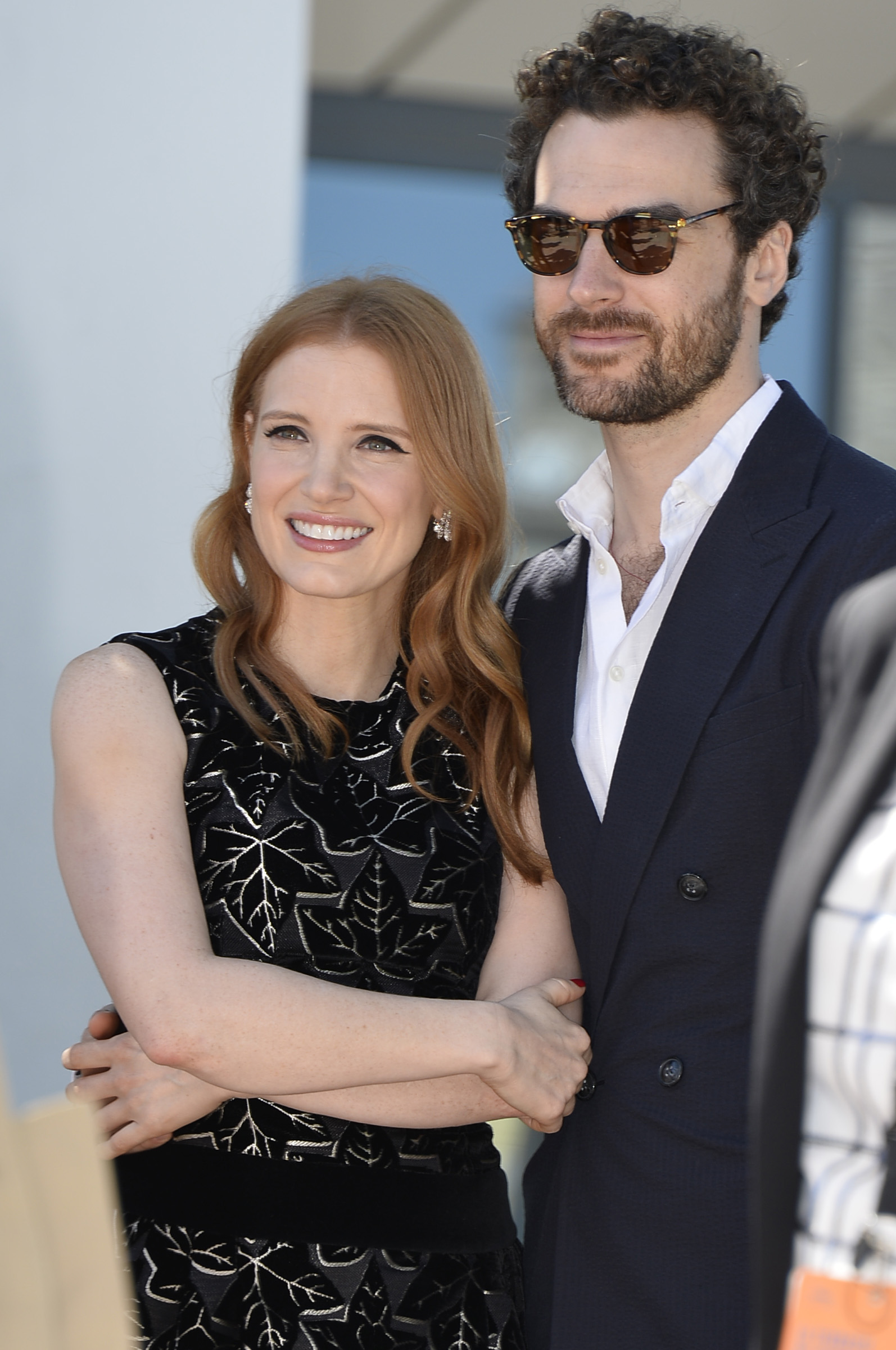 Jessica Chastain and Gian Luca Passi de Preposulo (Source: Getty Images)