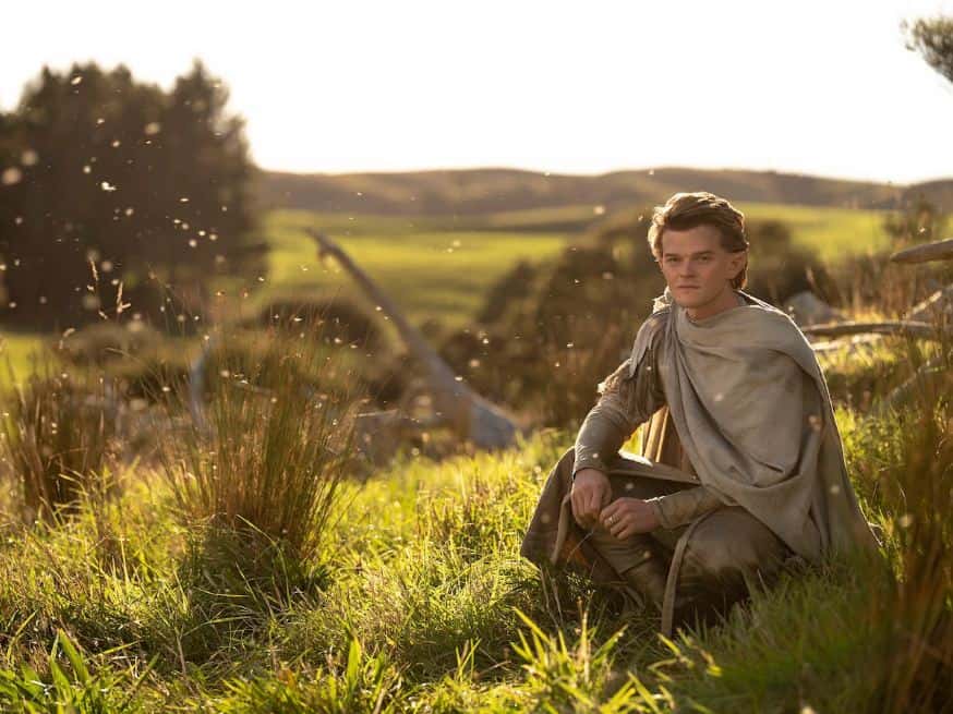 Robert Aramayo as Elrond in 'Lord of the Rings: The Rings of Power' (Amazon studios)