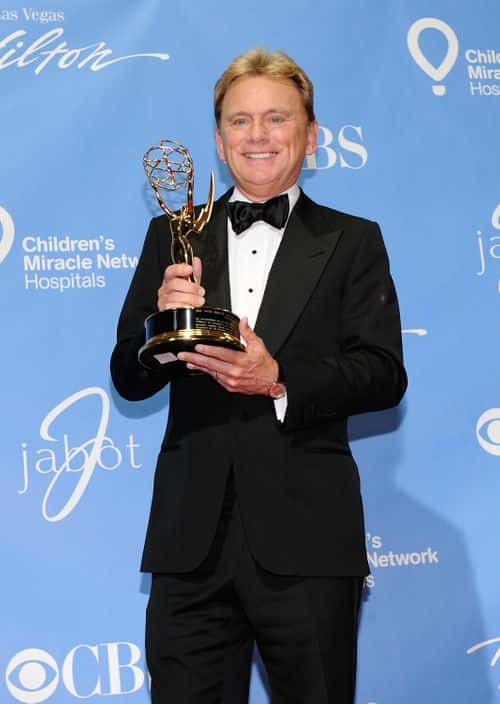 Lifetime Achievement Award honoree Pat Sajak poses in the press room at the 38th Annual Daytime Entertainment Emmy Awards held at the Las Vegas Hilton on June 19, 2011 in Las Vegas, Nevada.