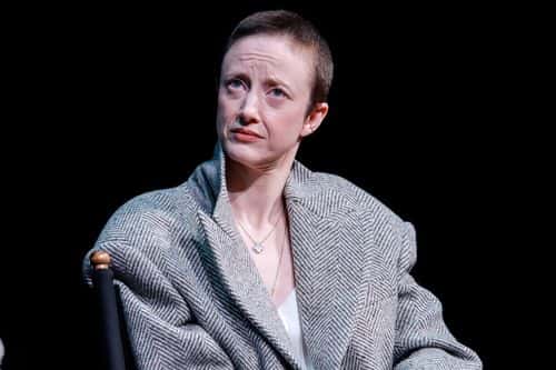 Andrea Riseborough speaks during the SAG-AFTRA Foundation