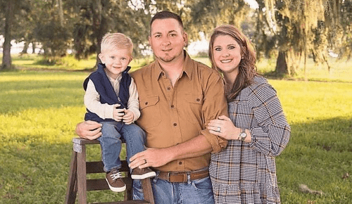 David Scarborough was expected to return home for Christmas as per his wife Lacy (Lacy Scarborough/Facebook)