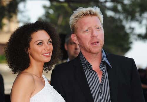 Former tennis player Boris Becker of Germany and his girlfriend Sharlely Kerssenberg attend the Amber Fashion Show and Auction held at the Meridien Beach Plaza on May 22, 2009 in Monte Carlo, Monaco.