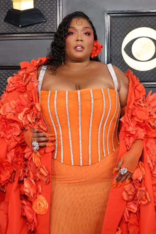 (FOR EDITORIAL USE ONLY) Lizzo attends the 65th GRAMMY Awards on February 05, 2023 in Los Angeles, California.