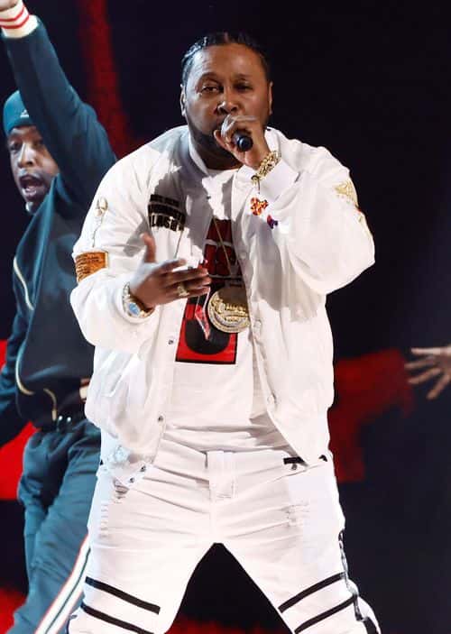 (FOR EDITORIAL USE ONLY) David Jude Jolicoeur of De La Soul performs onstage during the 65th GRAMMY Awards at Crypto.com Arena on February 05, 2023 in Los Angeles, California.