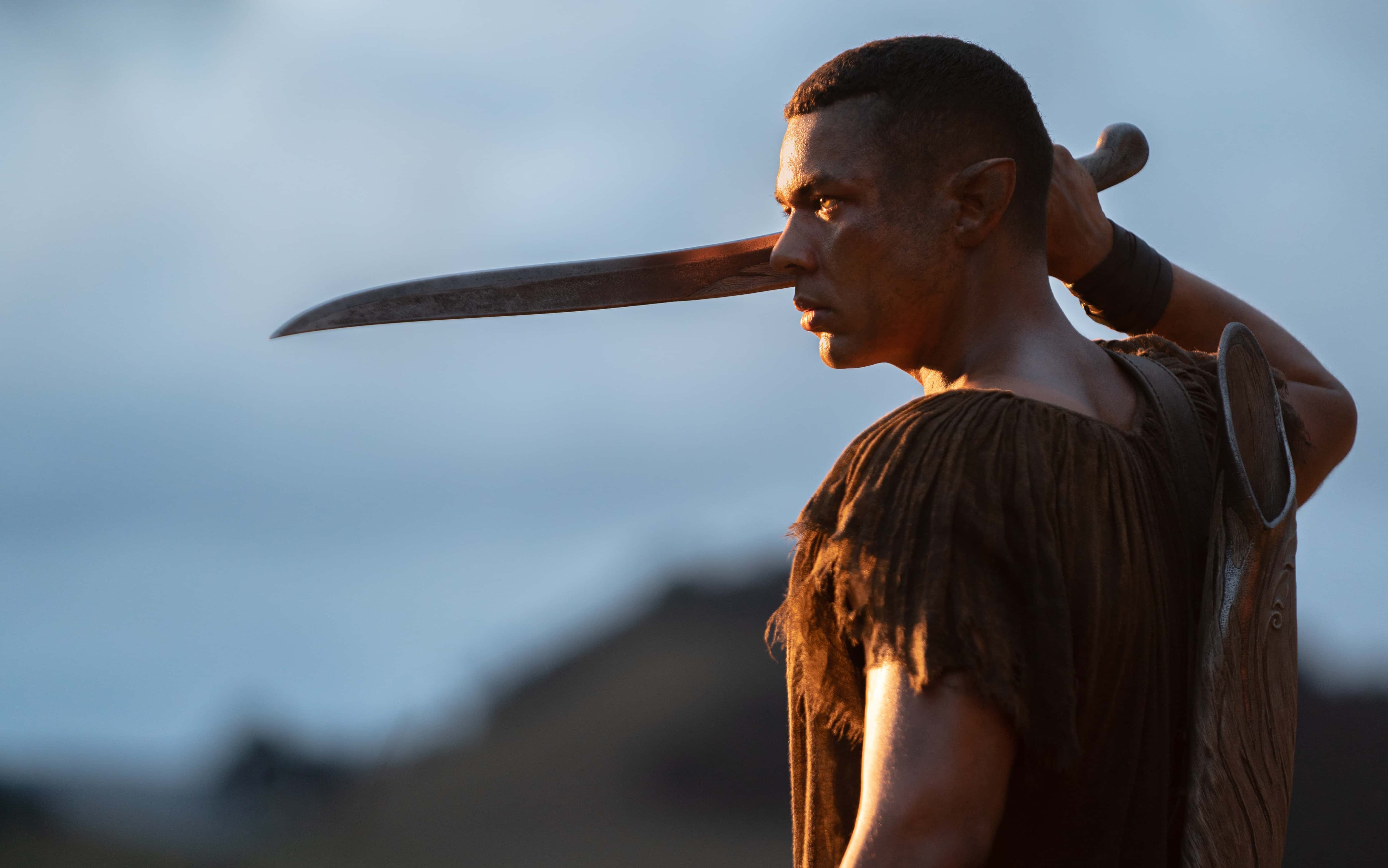 Ismael Cruz Córdova as Arondir in 'The Lord of the Rings: The Rings of Power' (Amazon Prime Video)