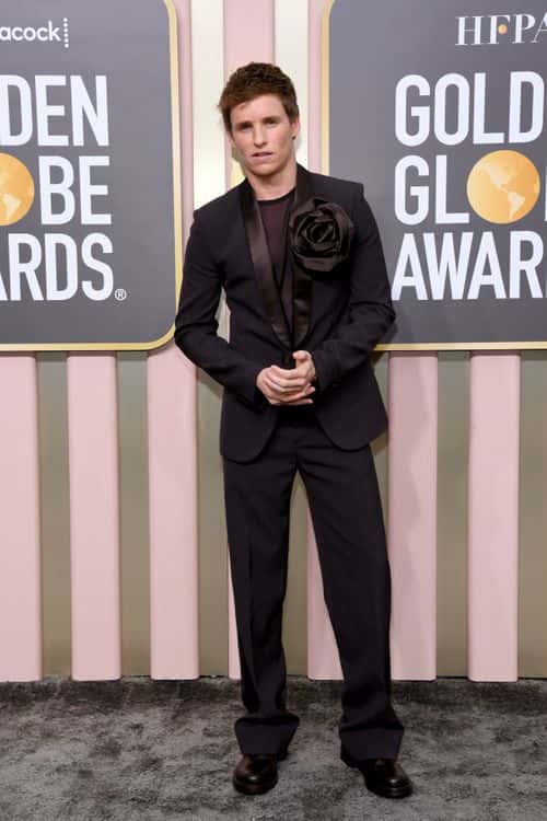 Eddie Redmayne attends the 80th Annual Golden Globe Awards at The Beverly Hilton on January 10, 2023 in Beverly Hills, California.