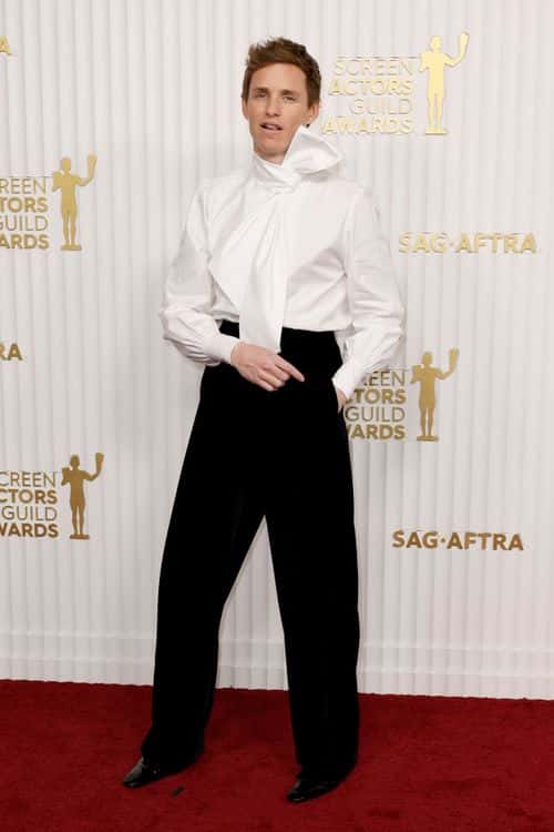 Eddie Redmayne attends the 29th Annual Screen Actors Guild Awards at Fairmont Century Plaza on February 26, 2023 in Los Angeles, California.