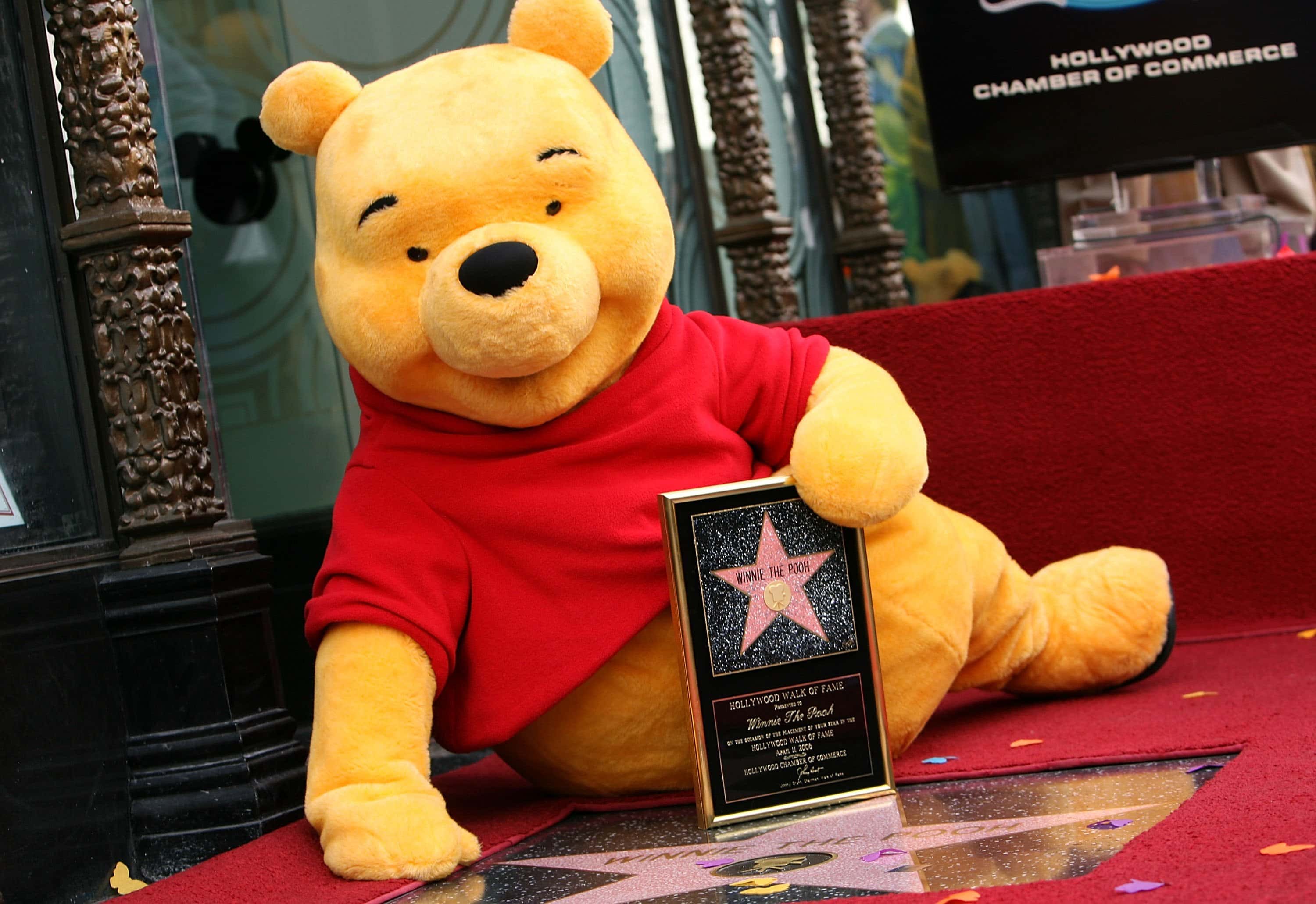 Winnie The Pooh receives a star on the Hollywood Walk of Fame in front of the El Capitan Theatre on April 11, 2006 in Los Angeles, California.