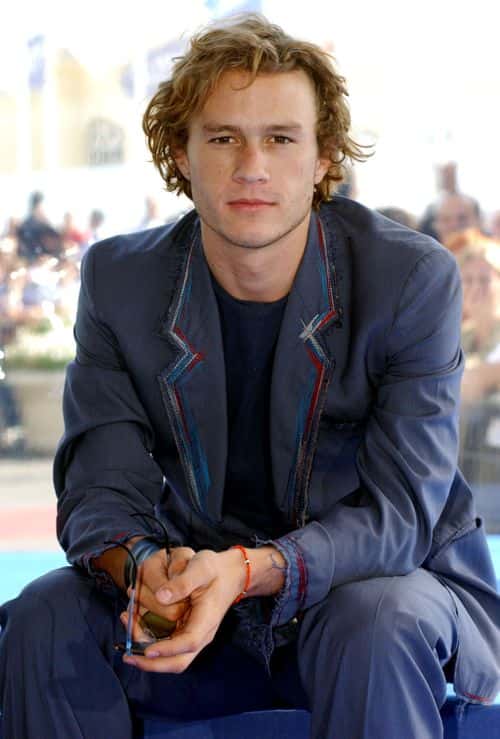 Actor Heath Ledger poses during the photocall for