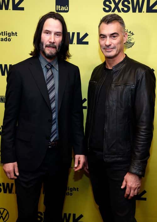 Keanu Reeves and Chad Stahelski  attend a Special Screening of