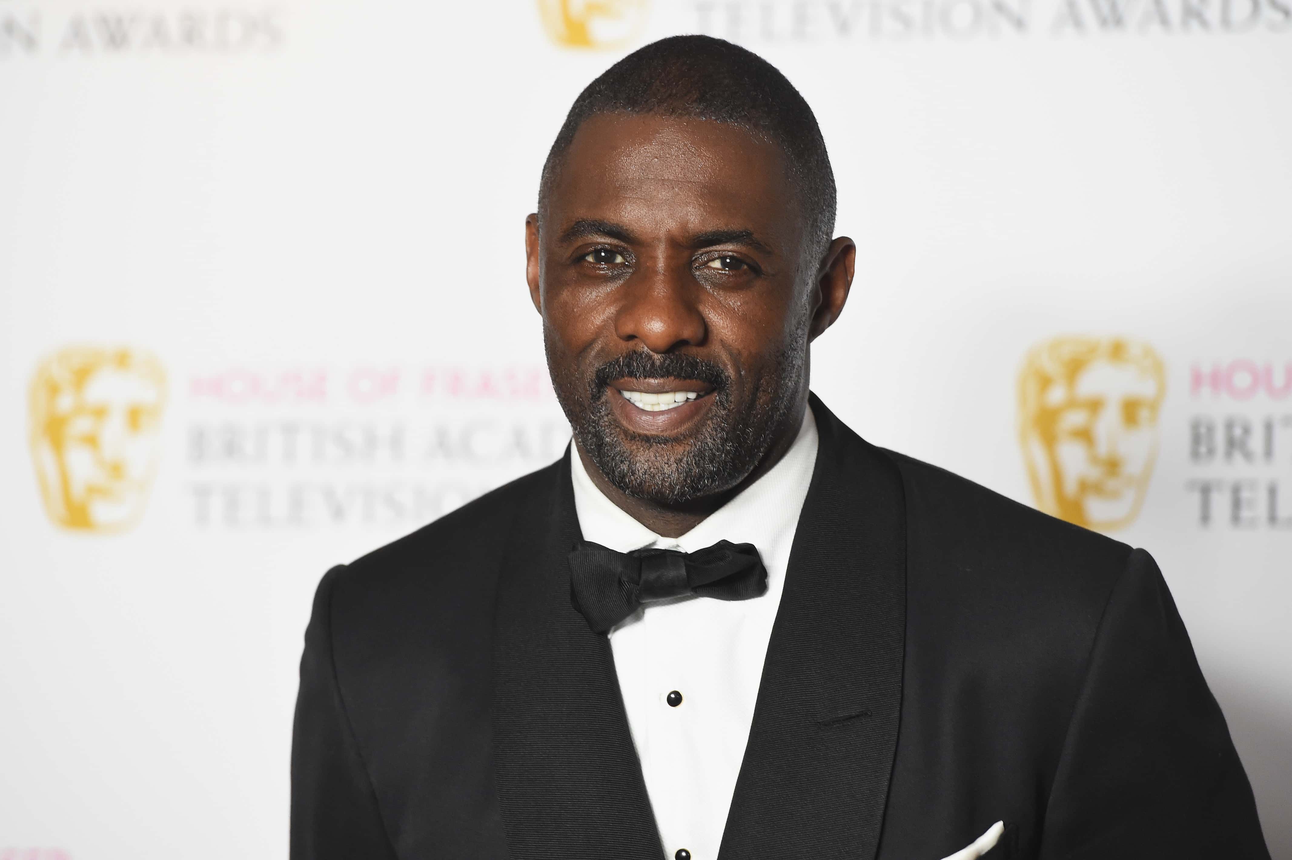 Idris Elba poses in the Winners room at the House Of Fraser British Academy Television Awards 2016  at the Royal Festival Hall on May 8, 2016 in London, England.