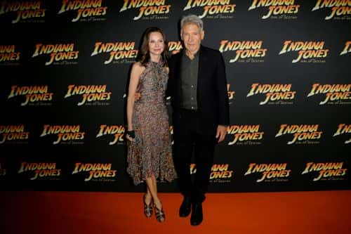 Calista Flockhart and Harrison Ford attend 