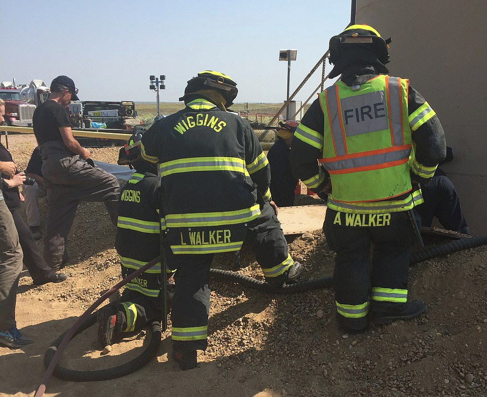 Distressing images and written report detail process of retrieving