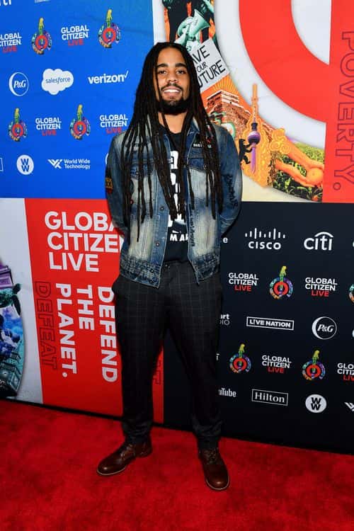 Skip Marley attends Global Citizen Live, New York on September 25, 2021 in New York City.