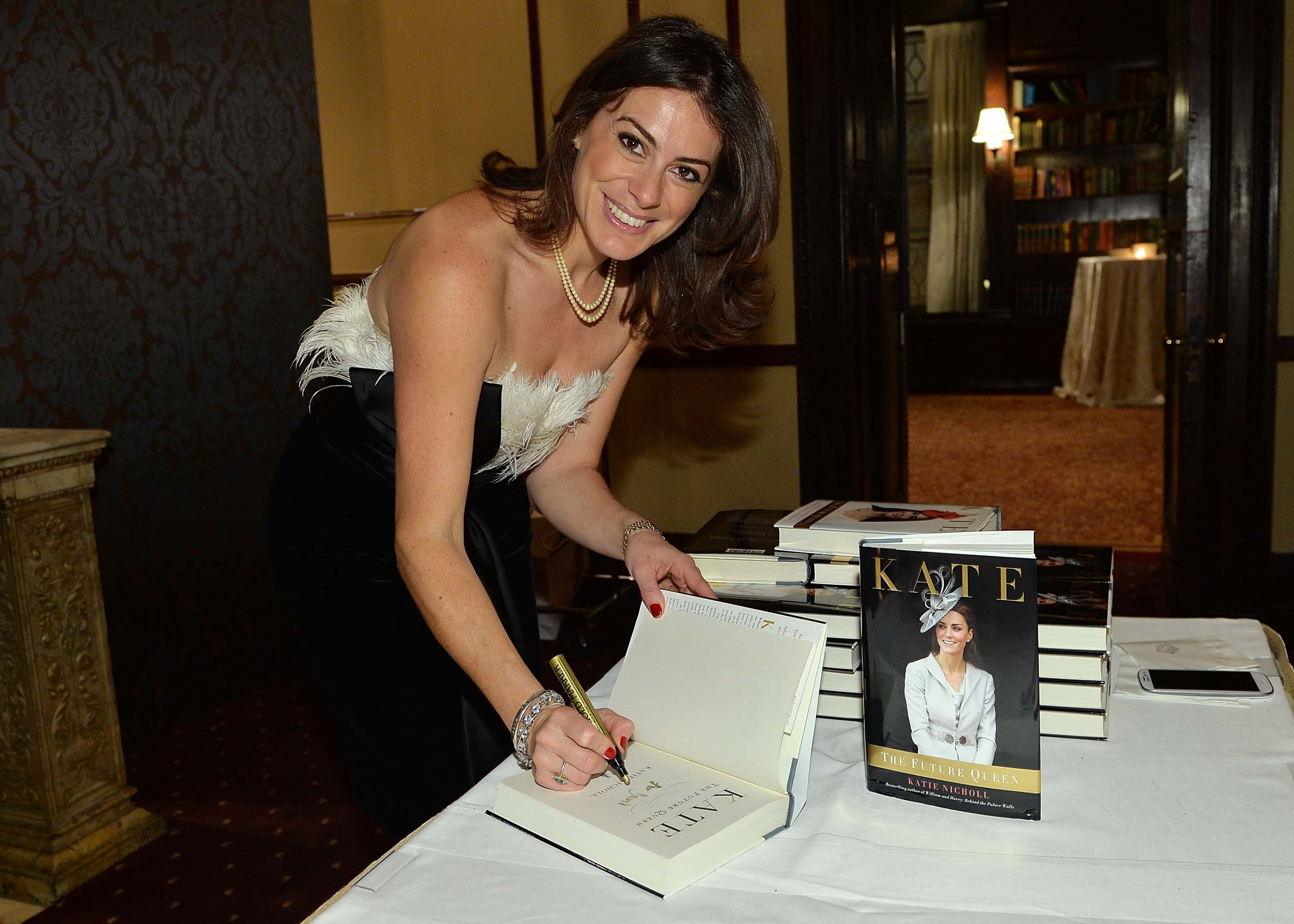 Author Katie Nicholl attends the