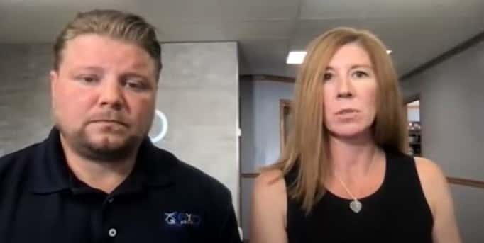 Jordan DeMay's parents John DeMay and Jennifer DeMay (Screenshot/YouTube/FOX 26 Houston)