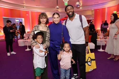 HOLLYWOOD, CALIFORNIA - JUNE 25: (L-R) Allison Holker and Stephen 